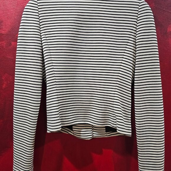 BCBGMAXAZRIA Cotton Blend Single Button Sweater Jacket Size XXS - Picture 5 of 6